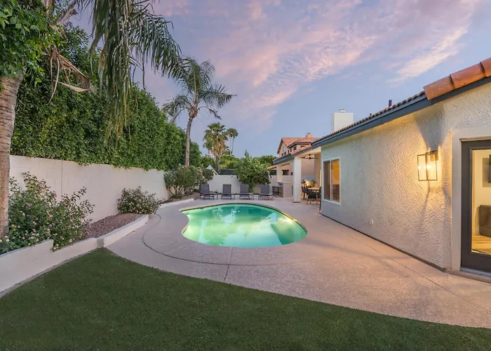Black Palm Sparkling Pool Pool Table Close To Kierland Entertainment Newly Designed Beauty *